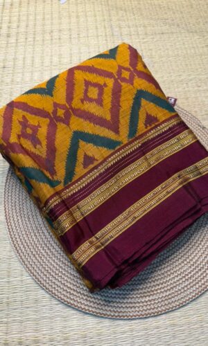 Ilkal Gayatri Printed Handloom Saree